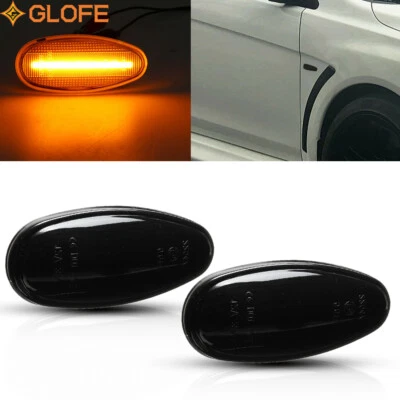 Indicador de luz de marcador lateral LED de humo Ftis Mitsubishi Outlander Lancer Eclipse Foto 1 de 4