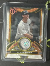 2023 Topps Tribute DJ LeMAHIEU Stamp of Approval Relic/75 Yankees NO hitter game