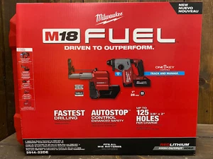 Milwaukee M18 FUEL Brushless 1" SDS-Plus Rotary Hammer Drill | 2914-22DE | 6Ah - Picture 1 of 15