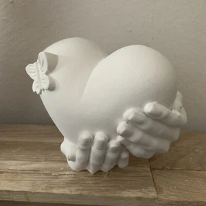 Deko Herz In Händen Gehalten Keraflott Dekoartikel Geschenk Handmade - Bild 1 von 5