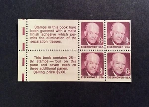 BroadviewStamps Booklet SALE!  USA pane #1395c MH VF.  Misaligned. - Picture 1 of 2