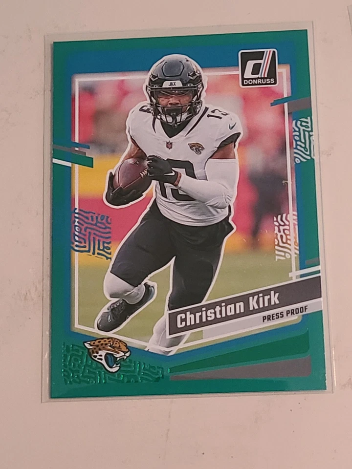 2023 Panini Donruss Christian Kirk Green Press Proof #134 Jacksonville Jaguars - Image 1 of 1