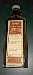 INGREDIENTI STRANI Antica Medicina per la Tosse Hobson's Cilana Vintage! Erbe anni '20 - Foto 1 di 7