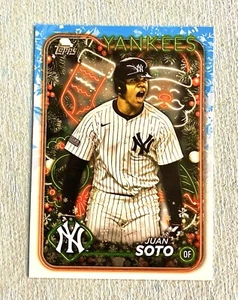 2024 Topps Holiday Juan Soto #H162 New York Yankees Baseball Card - Picture 1 of 2