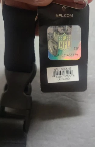 New with tags NFL Oakland Raiders 24" inch Lanyard necklace key ring chain LOOK! Cover