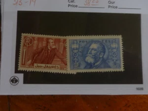 Nuovo di zecca NH France Scott # 313 - 14 - Foto 1 di 1