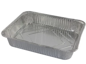 50 Aluschalen 1/2 GN rechteckig 32x26 cm 55 mm tief R33 G (235350G) - Bild 1 von 1