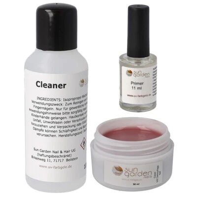 Nailset mit UV Cover Camouflage Make Up Gel-Primer-Cleaner 100ml - Bild 1 von 4