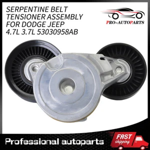 Conjunto de tensor de correa de transmisión serpentina OEM #53030958AB para Dodge Jeep 3,7 L 4,7 L - Imagen 1 de 11