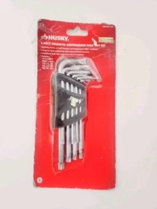 (616) HUSKY 9-PIECE MAGNETIC TAMPERPROOF TORX KEY SET WITH HOLDER 1001-967-826 - Picture 1 of 5