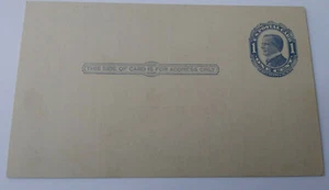 Vintage Postkarte Anfang 1900 1 Cent McKinley Stempelglanz - Bild 1 von 2