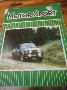 Motorsport Magazine January 1979, 928, rac rally, tr7, escort, chevette, sunbeam - Picture 1 of 7