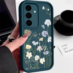 Flower Shockproof Soft Case Silicone Cover For Samsung S25 S24 Ultra S23 S22 A56 - Picture 1 of 15