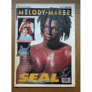 SEAL MELODY MAKER MAGAZINE JANUARY 19 1991 - SEAL COVER + FEATURE UK - Picture 1 of 2