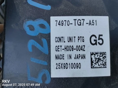 CHASIS CONTROL MODULE 74970-TG7-A51 2020-2022 HONDA PILOT - Image 1 of 4