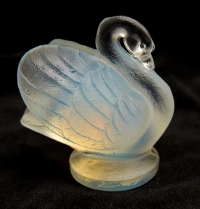 Vintage Sabino Francia Arte Opalescente Vidrio Cisne / Cygne - 2" - Imagen 1 de 11