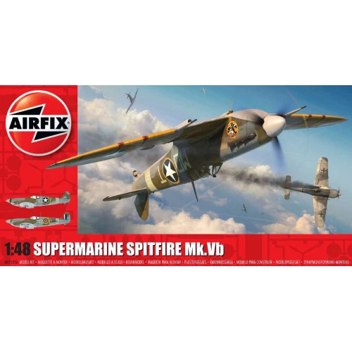 SUPERMARINE SPITFIRE MKVB KIT 1:48 Airfix Kit Aerei Modellino Nuovo - Immagine 1 di 1
