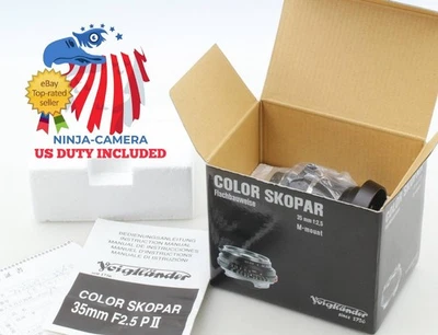 [Capucha casi sin usar en caja] Lente Voigtlander COLOR-SKOPAR 35mm f/2.5 P... - Imagen 1 de 4
