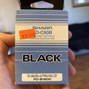 Sharp Black Ink Cartridge # FO-C60B - Picture 1 of 6
