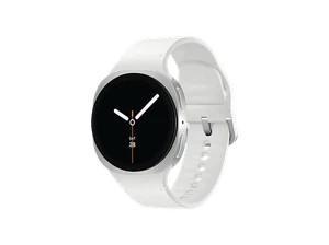 Kundenrücknahme ~ SAMSUNG Galaxy Watch 8 40 mm Kautschuk 130-180 mm Silver - Bild 1 von 1