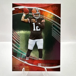 2025 Absolute Football #177 Shedeur Sanders RC Cleveland Browns - Picture 1 of 2