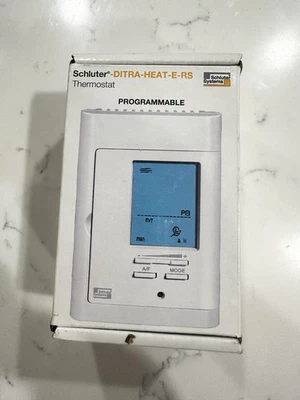 Termostato programable Schluter DITRA-HEAT-E-RS - *Sin sensor de temperatura - Leer descripción Foto 1 de 4