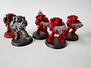 A13 WARHAMMER 40K SPACE MARINES  BLOOD ANGELS  ARMY - STERNGUARD VETERANS X 5 - Picture 1 of 3