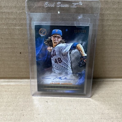 2016 TOPPS LEGACIES JACOB DEGROM EXHILARATION LEGACIES OF BASEBALL - Image 1 of 2