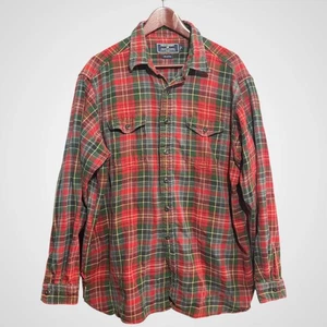 Ralph Lauren Hemd Herren XL Sport Langarm Button Down Flanell Y2K Barn Farm  - Bild 1 von 8