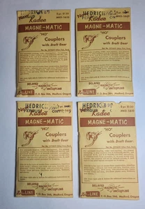 Kadee Magne-Matic HO Couplers With Draft Gear 4 Packs - Picture 1 of 3