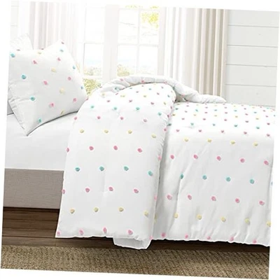  Комплект постельного белья из 2 предметов Rainbow Tufted Twin/Twin-XL Dot, Twin & Piece - Изображение 1 из 4