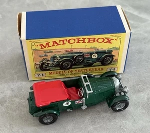 Matchbox Models of Yesteryear No. 5. 1929 4.5 Litre 'Blower' Bentley - '3' Decal - Picture 1 of 11