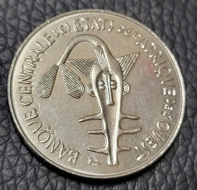 1987 Western African States 100 Francs Coin - Image 1 of 2