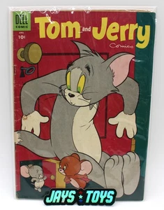 Tom and Jerry #129 Dell 1955 G/VG Vintage Comic - Picture 1 of 4
