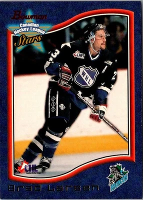1997 Bowman CHL Brad Larsen #116 Swift Current Broncos Hockey Card - Image 1 of 2