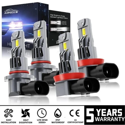 Para Lexus GX460 2010-2011 2012 2013 -Kit de faros delanteros LED focos 4X - Imagem 1 de 4