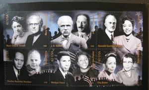 US Stamps sc #4384 2008 42¢ CIVIL RIGHTS PIONEERS sheet/pane of 6 - Picture 1 of 1