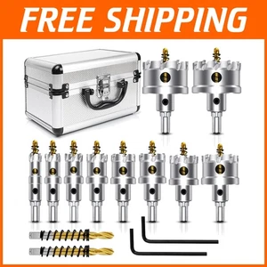 12PCS TCT Hole Saw Kit with Titanium-Plated Pilot Drill - Picture 1 of 10