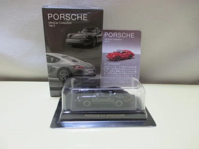 Porsche Minicar Collection 3 911 Speedster negro Kyosho 1/64 Foto 1 de 4