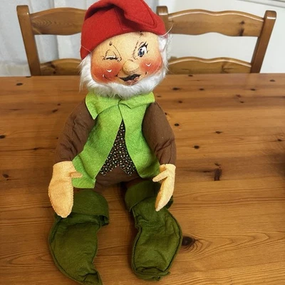 Annalee 1979 27” muñeca grande elfo gnomo movilidad navideña rara Foto 1 de 4