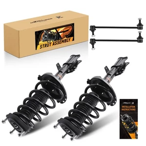 Suspension Rear Struts Coil Spring Sway Bar Links for Toyota Highlander 04-07 - Picture 1 of 13