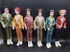 LOT Of 6 BTS MATTEL BARBIE FASHION DOLLS KPOP DOLLS W/ DARK & WILD CD HTF