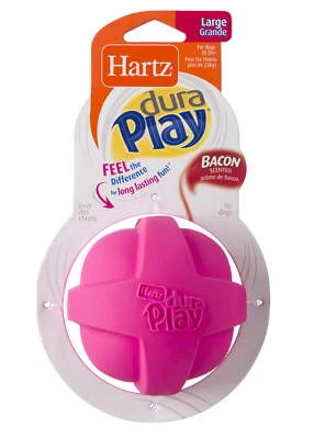 Hartz Dura Play Ball Dog Toy, Large, Color May Vary - Image 1 of 4