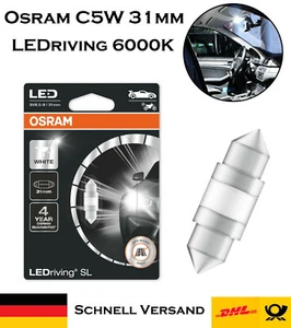 Osram C5W 31mm 6438DWP-01B LEDriving Kalt Weiß Ersatz Innenbeleuchtung Lampe - Bild 1 von 4