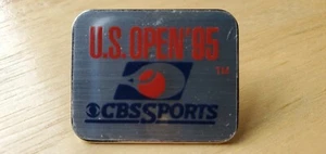 Tennis US Open CBS Sports 1995 pin Sampras Agassi Graf Seles Union Made USA - Picture 1 of 6