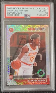 De'Andre Hunter 2019 Hoops Premium Stock Silver Mojo Rookie #202 PSA 10 GEM MINT - Bild 1 von 1