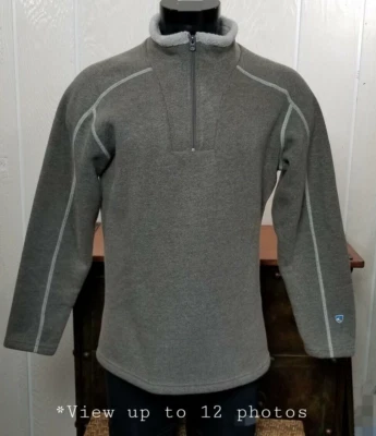 Suéter Pullover Kuhl Europa Alfpaca Oro Polar 1/4 Cremallera Simulado Talla M Foto 1 de 4