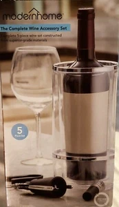 ModernHome~"Complete 5-Piece Wine Accessory Set"-Made w/ Superior-Grade Material - Picture 1 of 7