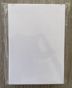 Textured Card White Linen 300gsm HIGH QUALITY Size 146mm x 102mm Pack of 25 - Picture 1 of 2