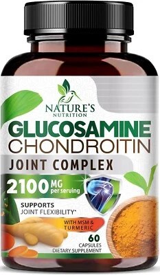 Glucosamine Chondroitin Turmeric MSM Triple Strength Joint Support 2100mg - Image 1 of 4